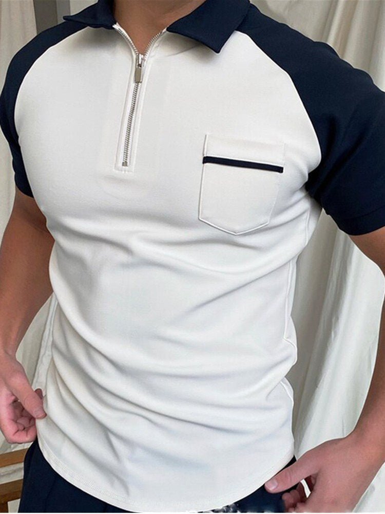 Men's Polo Shirt Men Solid Polo Shirts Brand Men Short-Sleeved Shirt Summer Shirt Man Clothing - GIGI & POPO