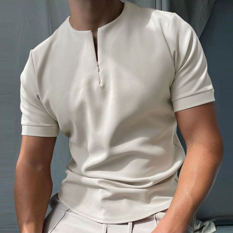 Men's Polo Shirt Men Solid Polo Shirts Brand Men Short-Sleeved Shirt Summer Shirt Man Clothing - GIGI & POPO