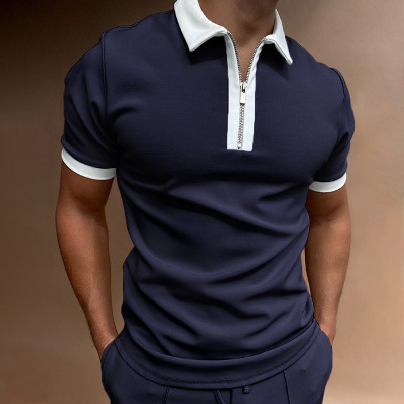 Men's Polo Shirt Men Solid Polo Shirts Brand Men Short-Sleeved Shirt Summer Shirt Man Clothing - GIGI & POPO