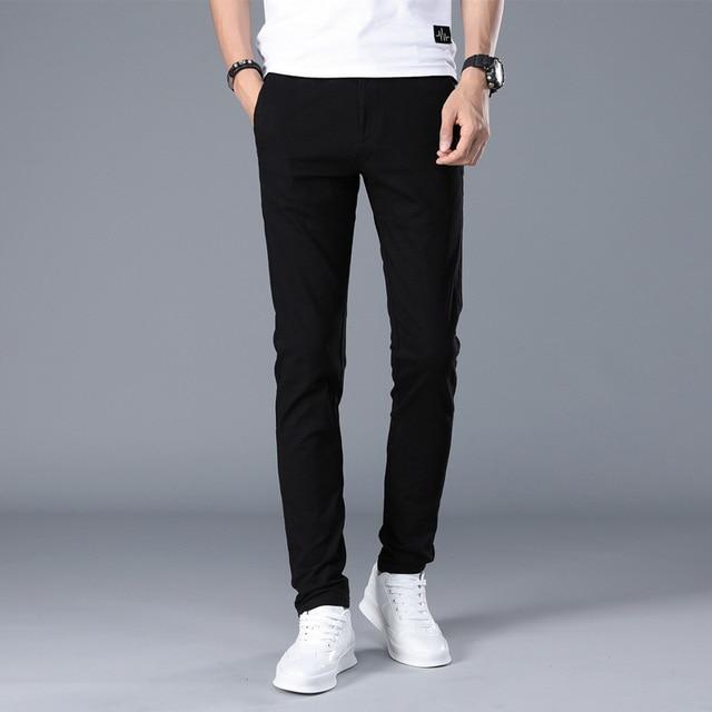 Mid weight Straight Full Length Pants - GIGI & POPO - 33 / Black