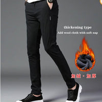 Mid weight Straight Full Length Pants - GIGI & POPO - 28 / black Add wool