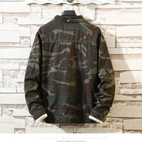 New Mens Camouflage Denim Jacket Coat Man Coats Jaqueta Masculino Jeans Jacket & Coats Fashion Design Autumn Brand Clothing - GIGI & POPO - Men Hoodies & Jackets -