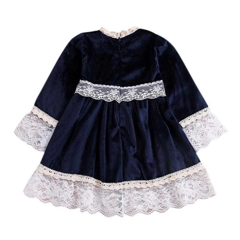 Casual Lace Bow Cotton Dresses - GIGI & POPO - Baby Girl -