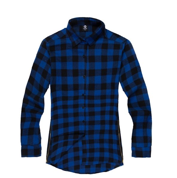 Plaid Zipper Shirt - GIGI & POPO - Men -