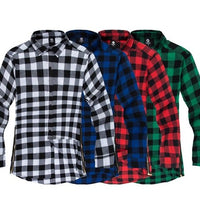 Plaid Zipper Shirt - GIGI & POPO - Men -