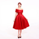 Plus size prom party evening dresses - GIGI & POPO - red / 14