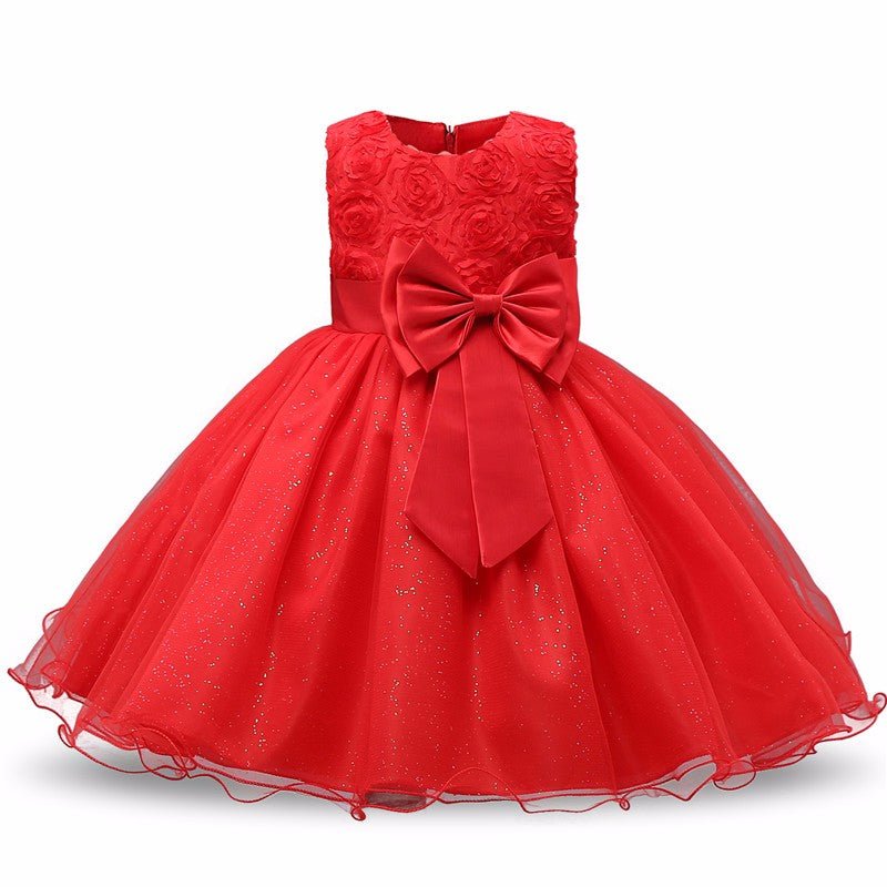 Princess Flower Girl Dress Summer Tutu Wedding Birthday Party Dresses - GIGI & POPO