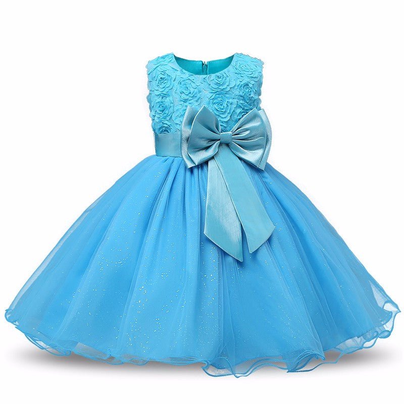 Princess Flower Girl Dress Summer Tutu Wedding Birthday Party Dresses - GIGI & POPO