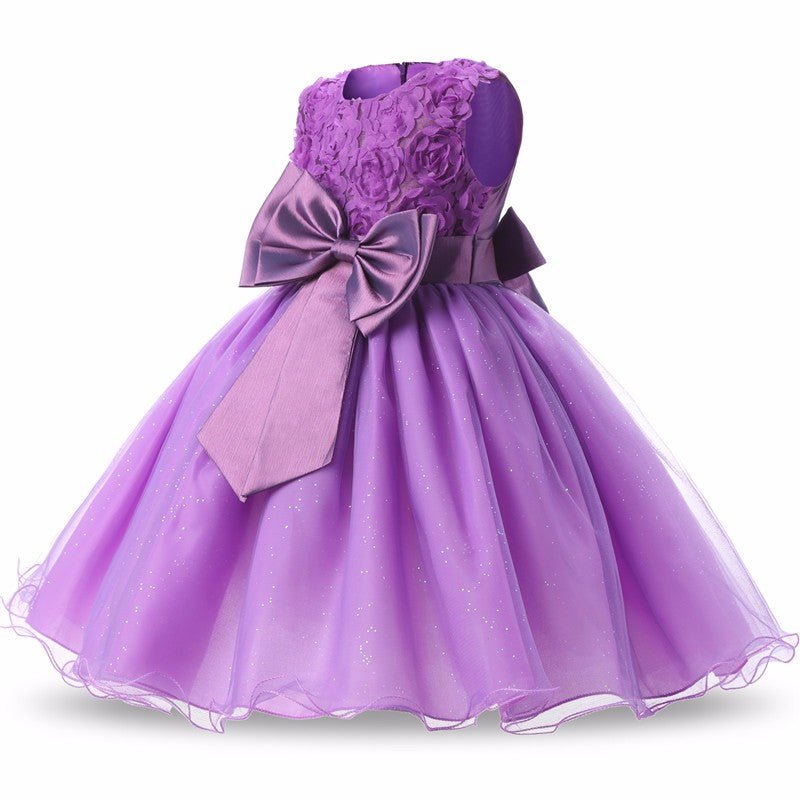 Princess Flower Girl Dress Summer Tutu Wedding Birthday Party Dresses - GIGI & POPO