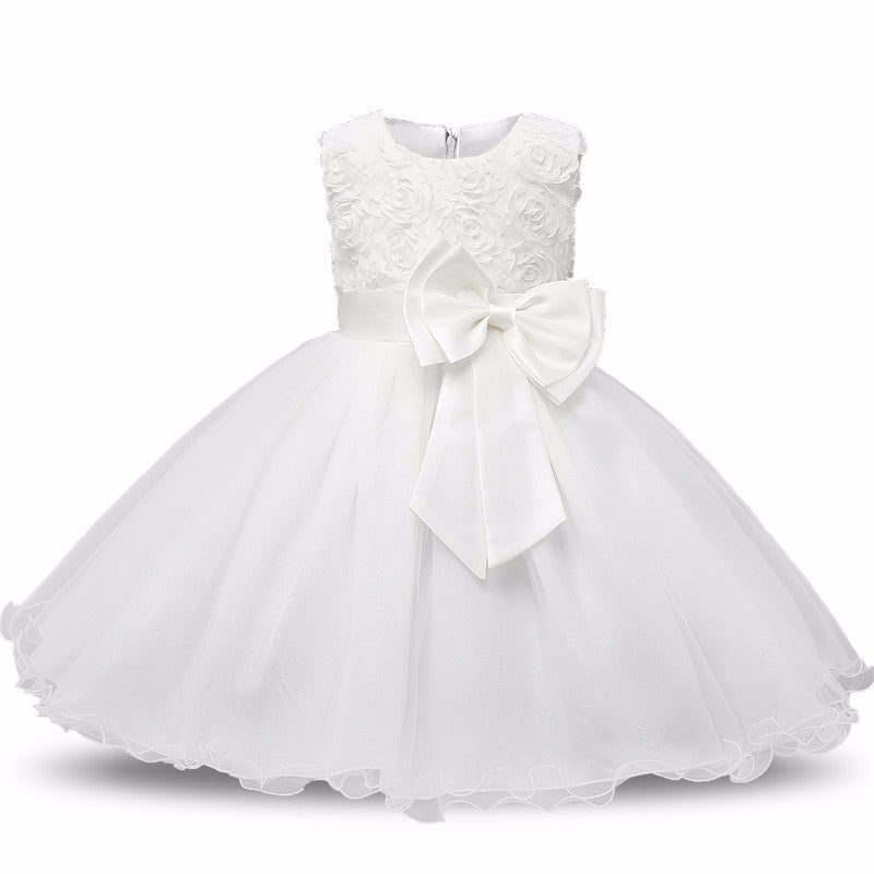 Princess Flower Girl Dress Summer Tutu Wedding Birthday Party Dresses - GIGI & POPO