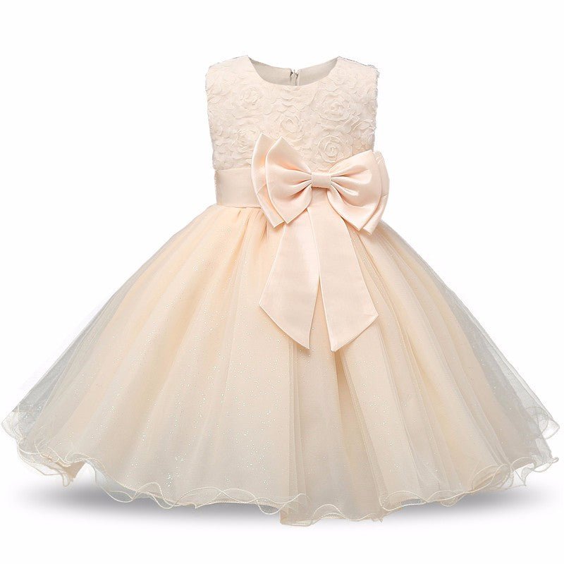 Princess Flower Girl Dress Summer Tutu Wedding Birthday Party Dresses - GIGI & POPO