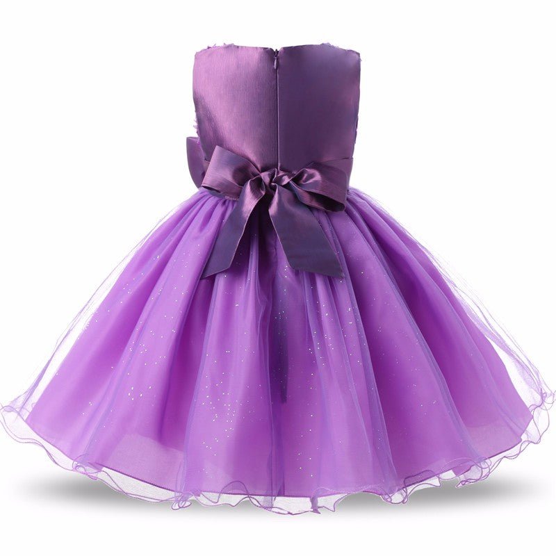 Princess Flower Girl Dress Summer Tutu Wedding Birthday Party Dresses - GIGI & POPO