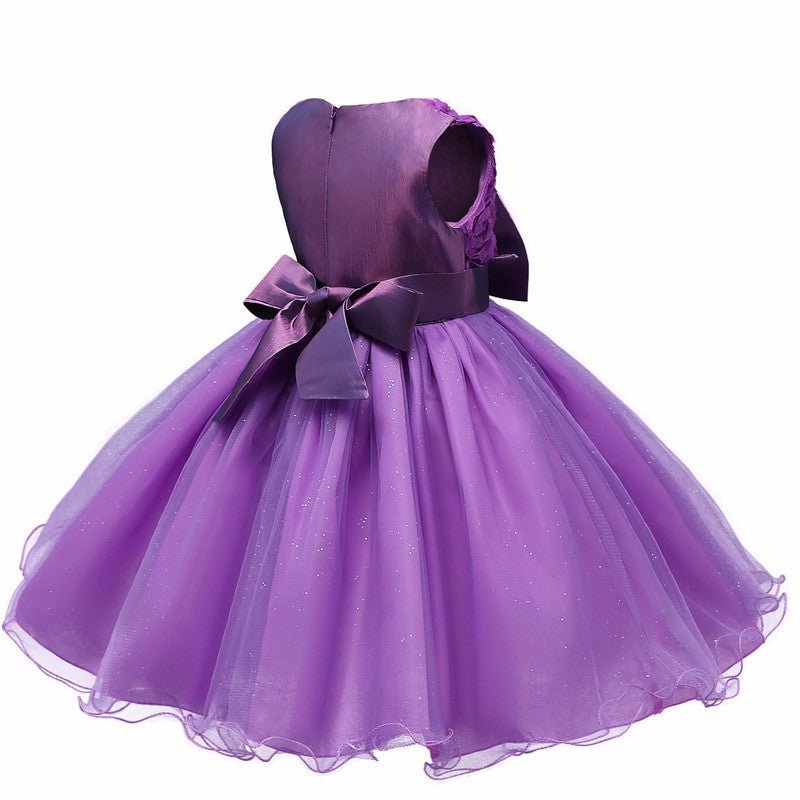 Princess Flower Girl Dress Summer Tutu Wedding Birthday Party Dresses - GIGI & POPO