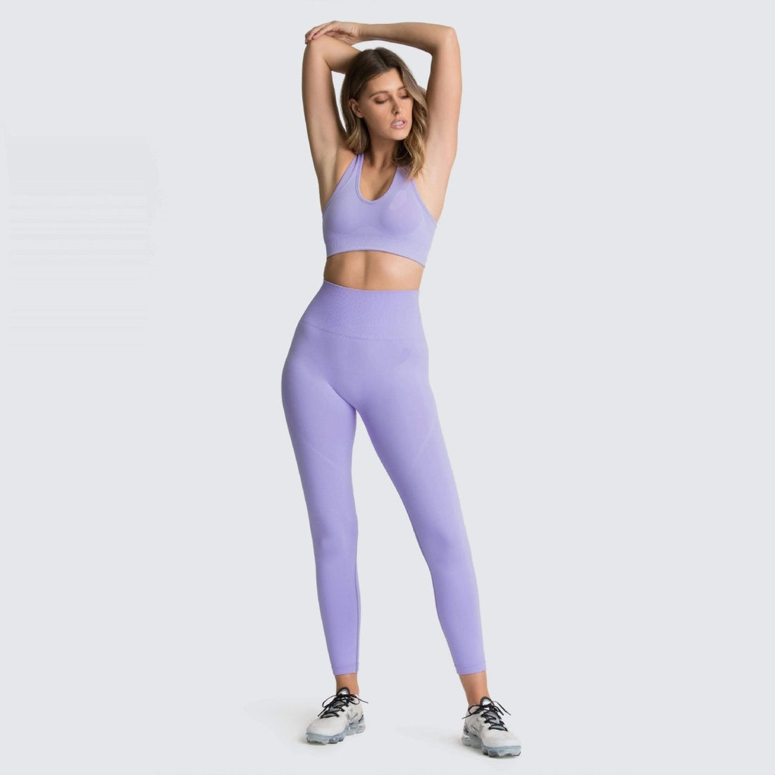 Bombshell SportsWear light/lilac purple workout set size XS- WORN TWICE!