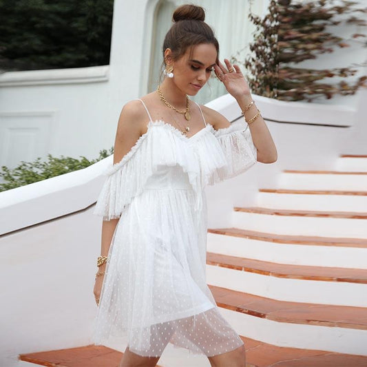 Sexy Halter Temperament Long-Sleeved Dress Women - GIGI & POPO - Women -