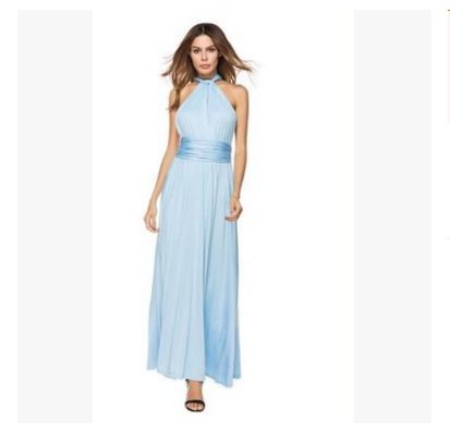Sexy Women Bandage Convertible Boho Maxi Dress - GIGI & POPO - Dress - Peacock blue / S