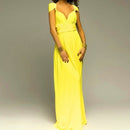 Sexy Women Bandage Convertible Boho Maxi Dress - GIGI & POPO - Dress - Yellow / L