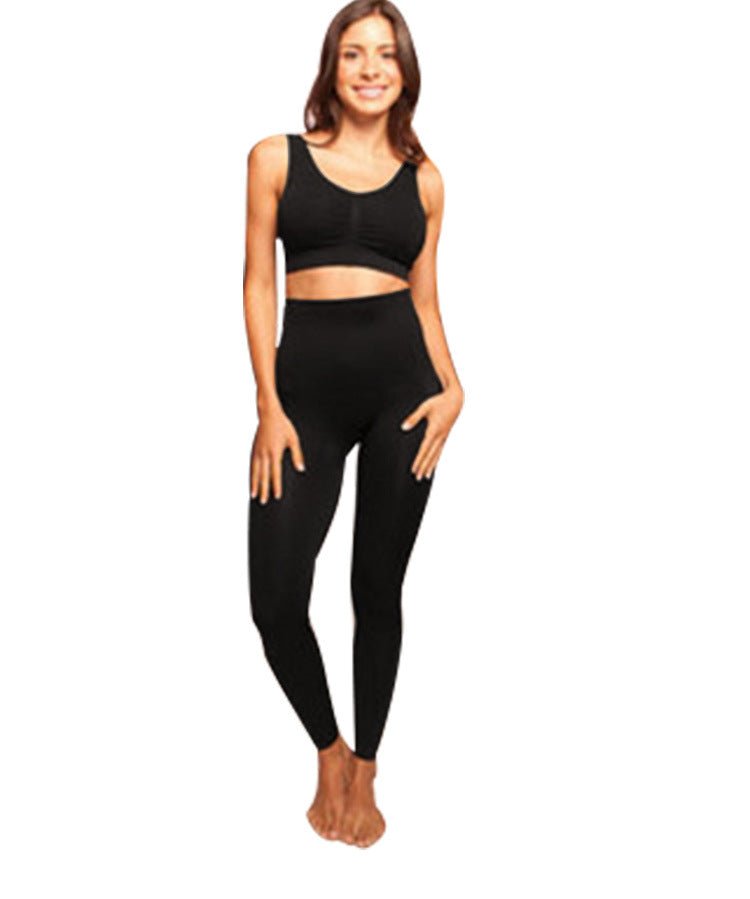 Shapewear leggings with high waist shaping cropped pants - GIGI & POPO - Women -