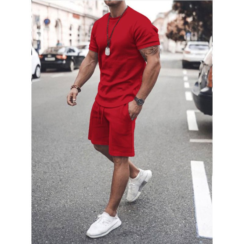 Short Sleeve Shorts Two-Piece Sports And Leisure - GIGI & POPO