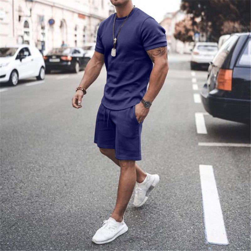 Short Sleeve Shorts Two-Piece Sports And Leisure - GIGI & POPO