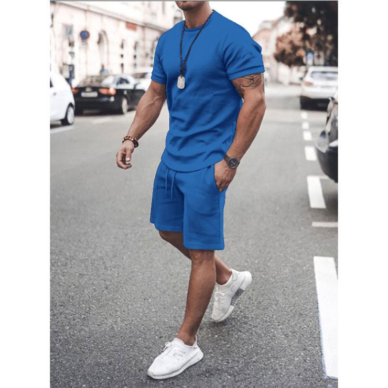 Short Sleeve Shorts Two-Piece Sports And Leisure - GIGI & POPO