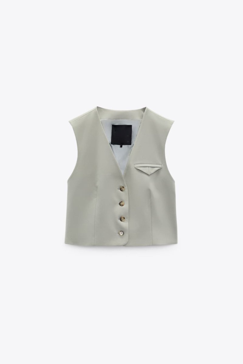 Sleeveless Suit Strap Trim Vest Top Unisex Style - GIGI & POPO