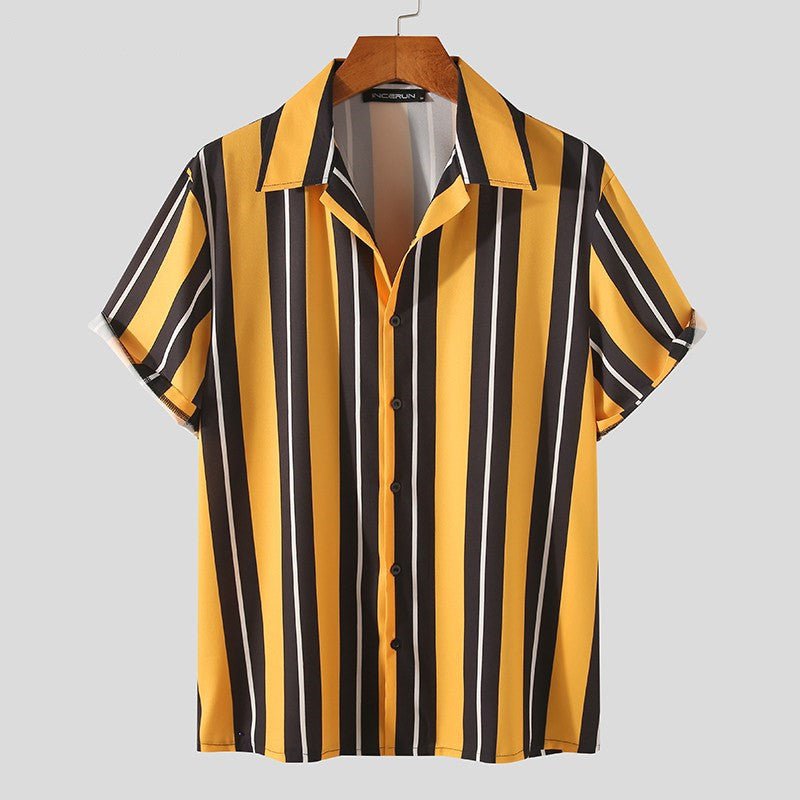 Soft Shirts For Men Shirt Mens Summer Streetwear Casual - GIGI & POPO