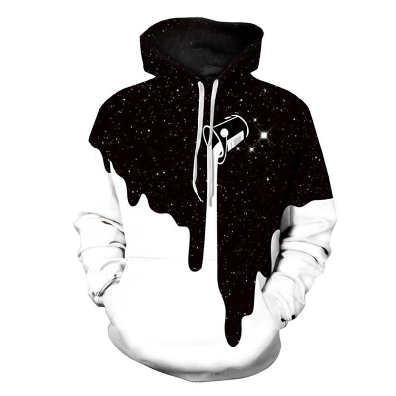 Spill Milk 3D Printed Hoodies - GIGI & POPO - Men Hoodies & Jackets - XL