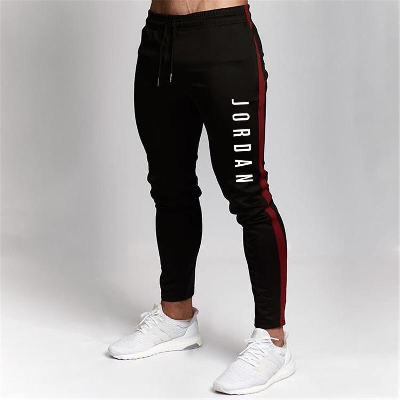 Sports cropped pants - GIGI & POPO - Men - Black red / L