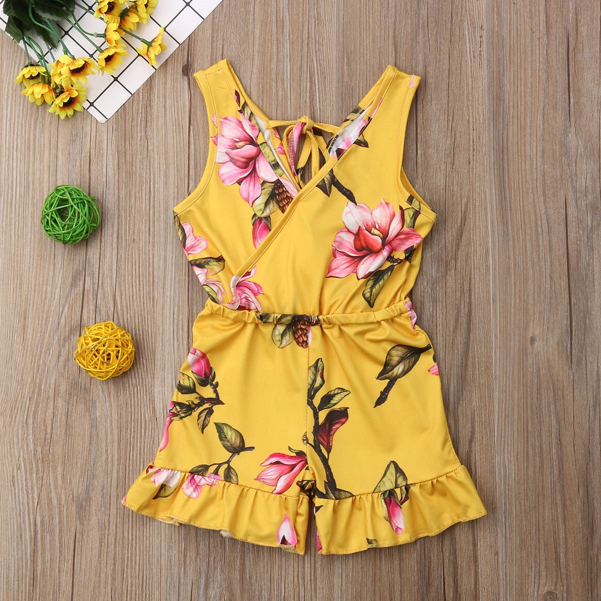 Summer Girls baby girl Floral Outfits Clothes - GIGI & POPO
