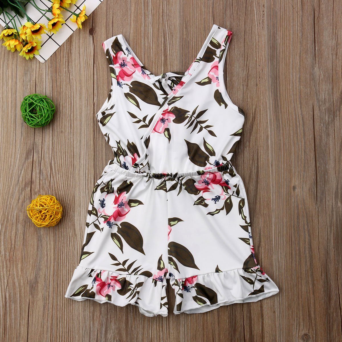 Summer Girls baby girl Floral Outfits Clothes - GIGI & POPO