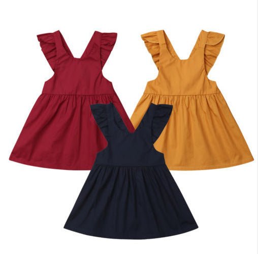 Summer girls' dresses sleeveless