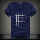 Top Quality Cotton Short Sleeves T-Shirt Big Code - GIGI & POPO - Men - Dark blue / S