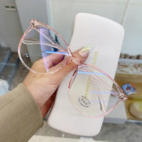 Transparent Computer Glasses Frame - GIGI & POPO - Pink