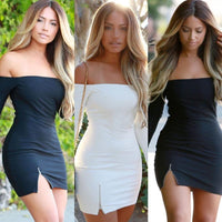 USA Size Black and white long sleeve bottoming skirt - GIGI & POPO - Women -