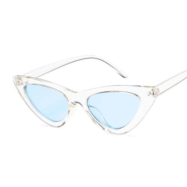 Vintage Cateye Sunglasses - GIGI & POPO - Trans Blue