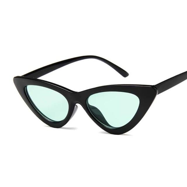 Vintage Cateye Sunglasses - GIGI & POPO - Black Green