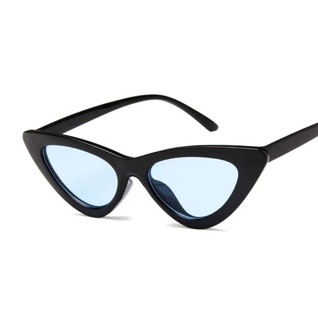 Vintage Cateye Sunglasses - GIGI & POPO - Black Blue