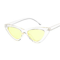 Vintage Cateye Sunglasses - GIGI & POPO - Trans Yellow