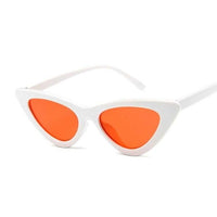 Vintage Cateye Sunglasses - GIGI & POPO - White Red
