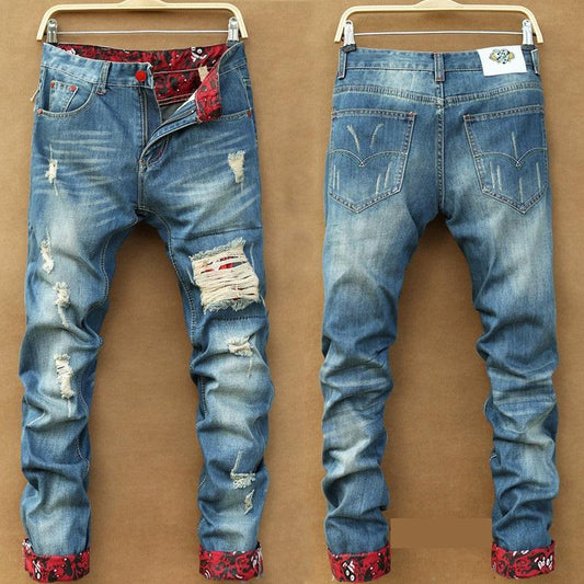 VINTAGE DISTRESSED PLEATED JEANS 732 design - GIGI & POPO - Men - 33