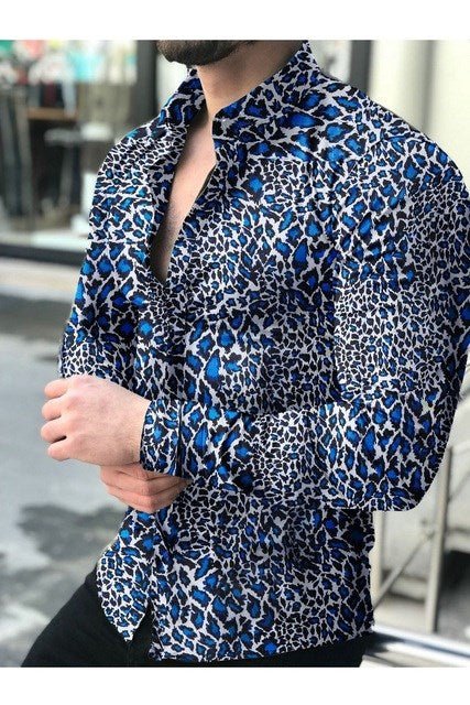 Vintage Shirt T Shirts For Men Streetwear Black Cotton - GIGI & POPO
