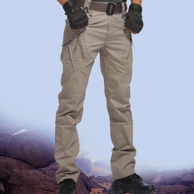 Waterproof Wear Resistant Casual Military Tactical Pants - GIGI & POPO - Baby & Toddler - L / Khaki