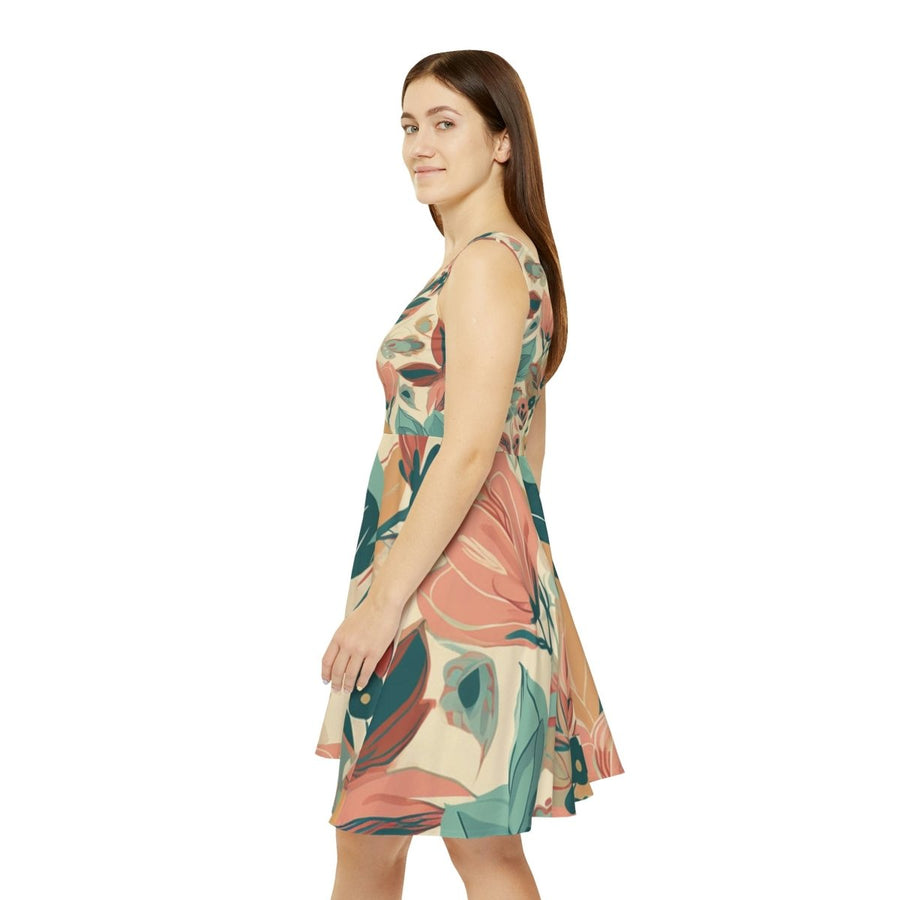 Women's Skater Dress with mid summer retro design - GIGI & POPO
