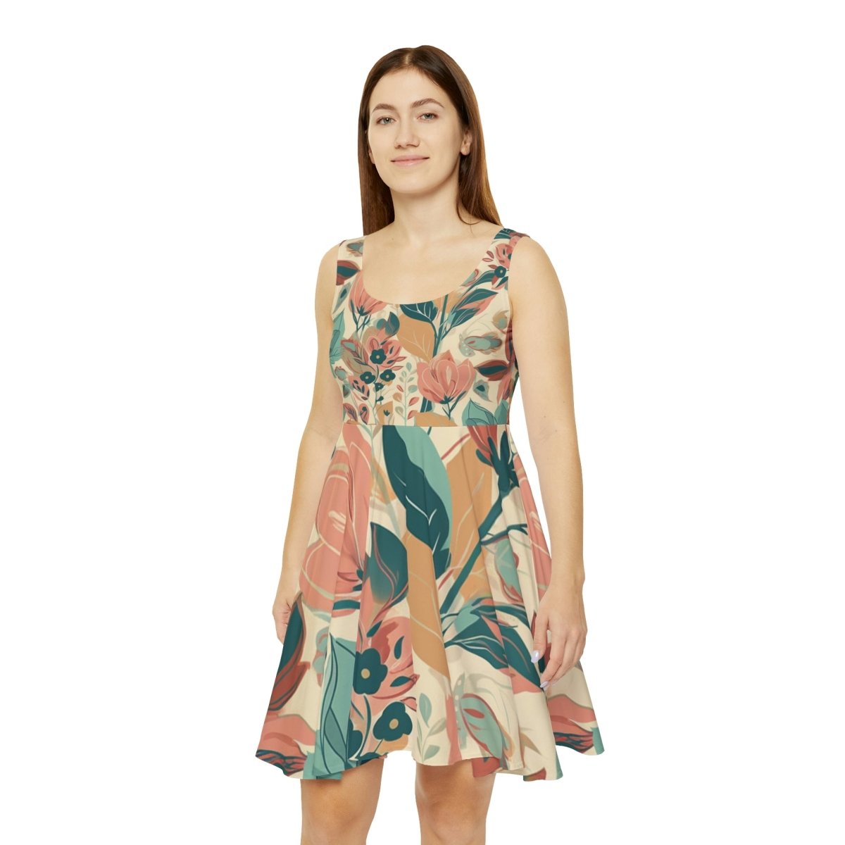 Women's Skater Dress with mid summer retro design - GIGI & POPO