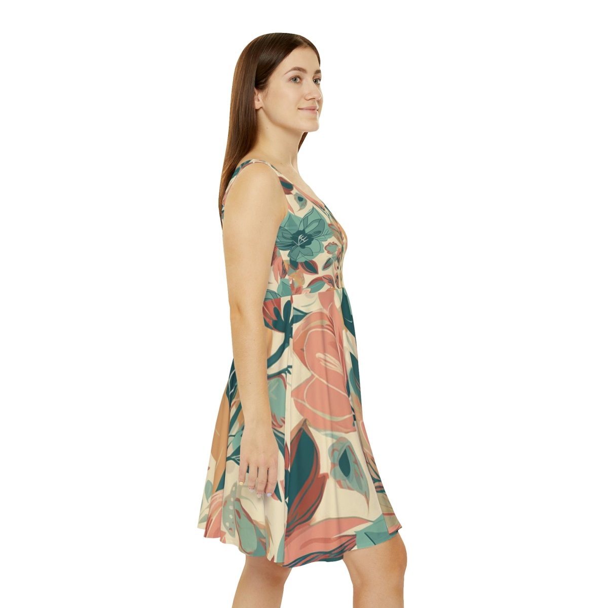 Women's Skater Dress with mid summer retro design - GIGI & POPO