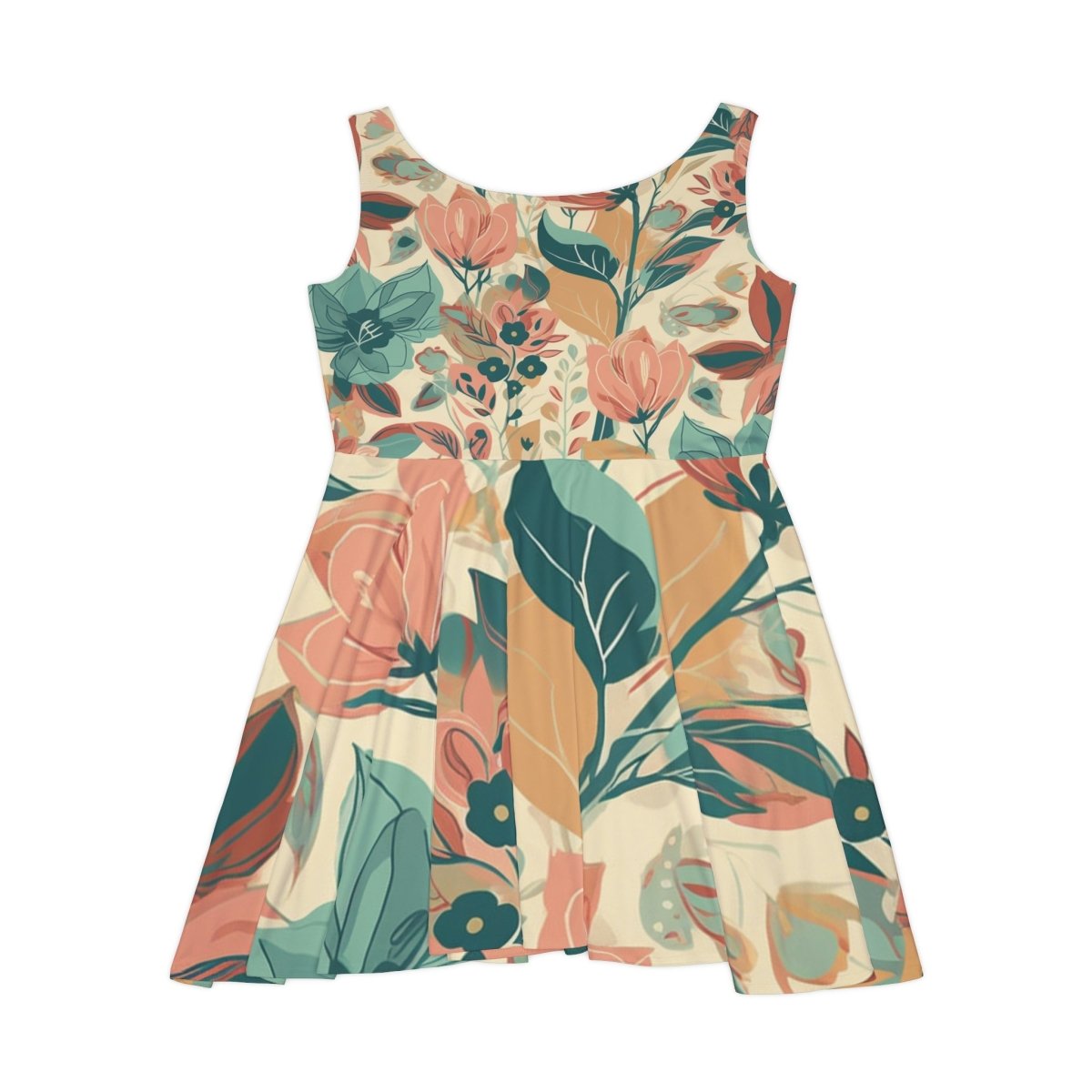 Women's Skater Dress with mid summer retro design - GIGI & POPO